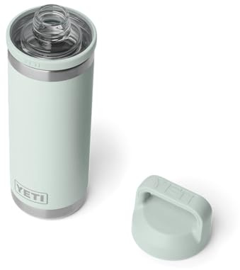 YETI Rambler Bottle Chug - Borraccia termica in acciaio inox, con tappo a prova di perdite Ridgeline, 532 ml