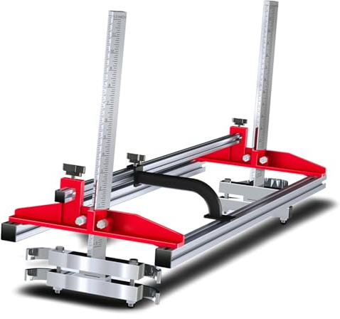 Yctze Adjustable Chainsaw Mill, Portable Sawmill Portable Saw Mill, Timber Chainsaw Saw Lumber Cutting Guide System, Ideal for 14-36in Planking Milling Bar