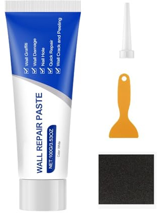 Wall Putty Hole-Repair - Easy Solution Paste | Crack Filler with Quick Drying, Damage Mending for Ceiling Door Fixing, Home Apartment Dormitory Renovation Compound on Small Openings