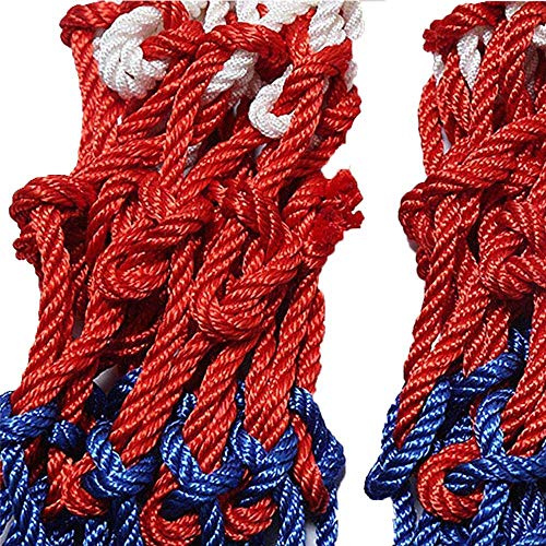 DIVISTAR 2 PCS Red de Baloncesto Profesional Red para Exteriores Resistente a la Intemperie para Todo Clima (12 bucles)