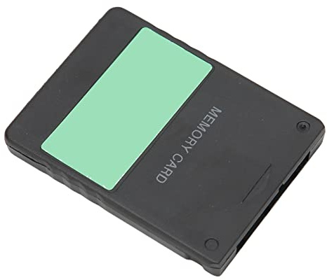 Carte de Données de Jeu Carte Mémoire Efficace FMCBV1.966 Petite Console de Jeu PS2 Stable (Autocollant Vert)