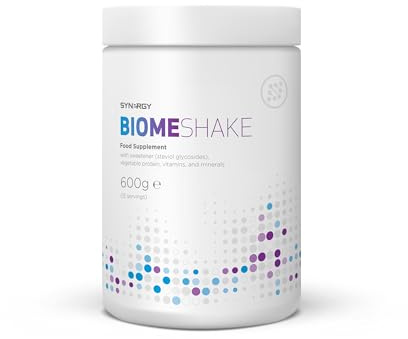 Synergy Worldwide Biome Shake 600g | 22g Pflanzliches Protein | Nährstoffreich, unterstützt Verdauung & Mikrobiom | Vanille-Geschmack | Vegan & Glutenfrei | 15 Portionen