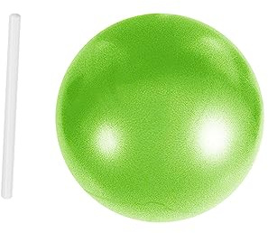 harayaa Kleiner Pilates-Ball, Yoga-Ball, 22,9 cm, robuster Ball, Trainingsball zum Dehnen, Heim-Fitnessstudio, Balance, verbessert das Gleichgewicht, GRÜN