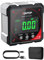 XUNTOP Inclinometro Digital Transportador Digital con Pantalla LCD, Interfaz Tipo-C Buscador de Ángulo IP54 Impermeable con Imanes en cuatro Lados para Carpintería, Construcción, Decoración, Bricolaje