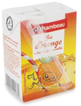Jus de Fruits Rochambeau 200ml/Brique - Offres de 12, 18 et 24 Briques - Livraison Gratuite France (12, Orange)