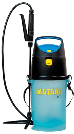 Matabi e7 - Elektrisk trädgårds- och grönsaksspruta - batterisulfater - drifttid >10 tankar - USB-C-laddning - Start/Stop-system - Dimbart munstycke - Genomskinlig tank - Lätt att använda