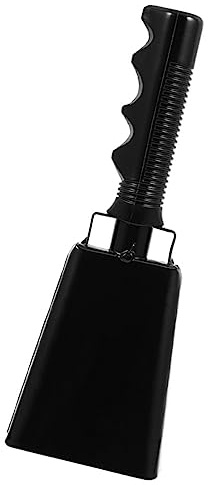 Toyvian Cheering Cowbell Mit Ergonomischem Griff Handheld Sportglocke Für Fußballspiele Und Events Klarer Für Feiern Und Aufmunterung