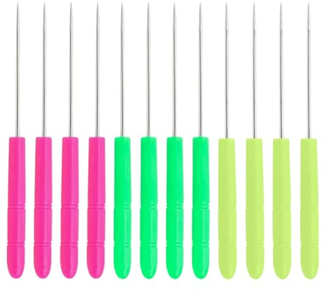 JIHUOO 36 Pcs Sugar Stir Needle Scriber Needle Cake Decorating Needle Biscuit Icing Pin DIY Baking Pin Sugarcraft Tool Cookie Decorating Supplies