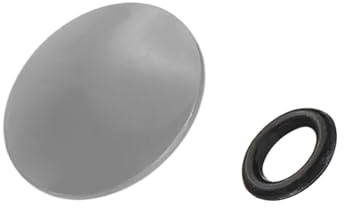 PATIKIL Kameraskjutarknapp, 10 mm konvex ytslutarknapp ren koppar kameraknappar för Nikon för Fujifilm för Leica DSLR/SLR, grå