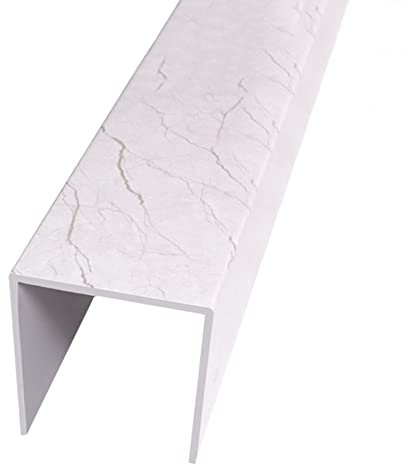 Pipe Trunking for Wall, PVC U Shape Ducting Cover Wide 10 15 20 26 30 Cm Cable Channel Pipework Enclosure for Indoor Bathroom Kitchen Venting Pipes, Tube Hider/ Concealer White(120cm x 16cm x 10cm)