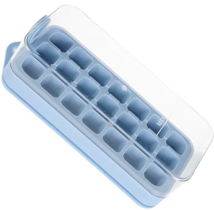 Warmhm Bac à Glaçons Avec Couvercle Pour Congélateur Création De Glaçons Sphériques Utilisation Facile Et Rapide Pour Cocktails Et Whisky