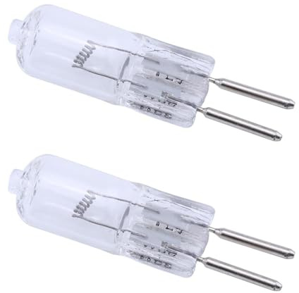 UGEFKMQ Lampadine Alogene G5.3 24 Volt 35W Lampade Alogene G5.3 24V 50 Watt GU5.3 base a doppio ago per Illuminazione Domestica,Accessori Lampada Bianco Caldo 5PC 75W