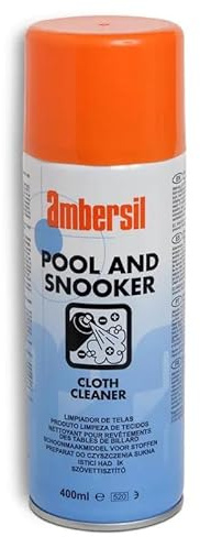 BILMAG Billard Zubehör Billard Tuch Reiniger Ambersil Cloth Cleaner, Pool & Snooker, 400ml
