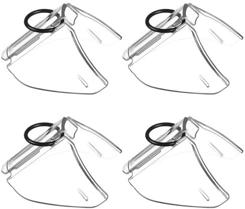 BIUDECO 2 pares Protector Lateral para Gafas Clip de Escudos de Protección de PC para Montura Diseño Ligero y Compacto para Seguridad Ocular contra Salpicaduras y Golpes