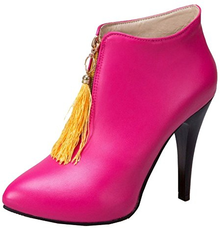 Onewus De mujer Vestido Botines con Cremallera Tacón Stiletto Botas