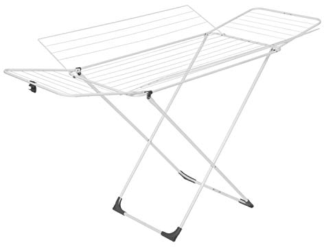 Dajar Velkea H300 Wäscheständer mit Flügeln Wäschetrockner Flügelwäschetrockner 26m Trockenlänge