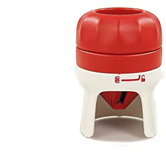 Tupperware Spiralino 38110 Chef Profi Gemüseschneider Zoodles Chef rot/weiß