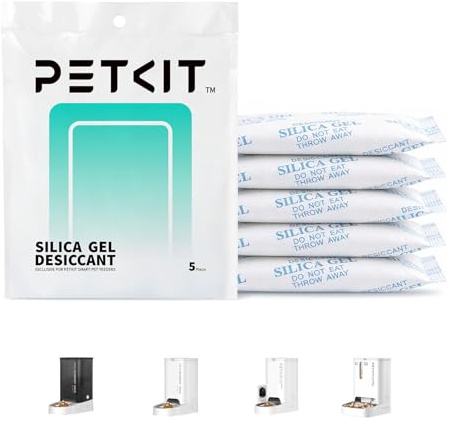 PETKIT Lot de 5 paquets de déshydratants de rechange pour distributeurs intelligents