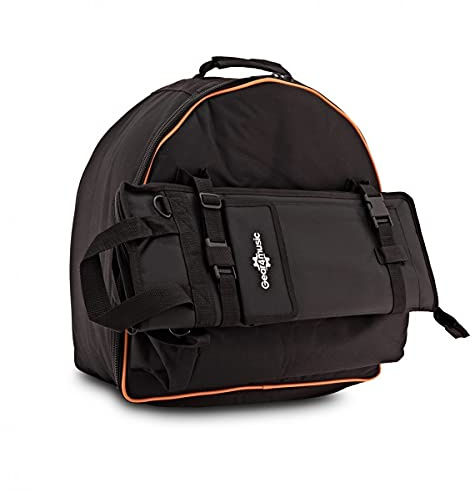 Gear4music Snare Drum & Drumstick Tasche mit Schulterriemen 14 x 8 | Abnehmbare Drumstick-Tasche, vordere Hardware-Tasche für Schlüssel und Schlägel, gepolsterte Schultergurte
