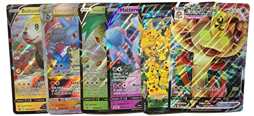 Pokemon - Lote de Cartas Jumbo aleatorias - x6 (la selección varía) V - Vmax - Vstars - V Union