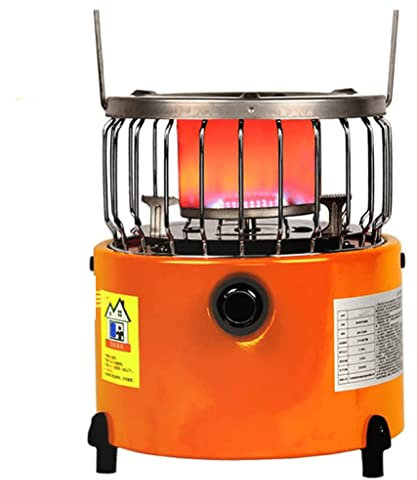 Tragbare 2-in-1-Gasheizungen Tragbare Gasheizung für den Innenbereich Multi-Energie-Butanheizung für Rucksackreisen zu Hause Wandern Reisen Grillen