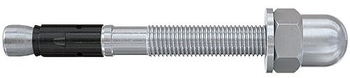 fischer Bolzenanker FAZ II Plus H mit Hutmutter - galvanisch verzinkter Stahl (FAZ II Plus 12/10 H gvz - 20 Stück)