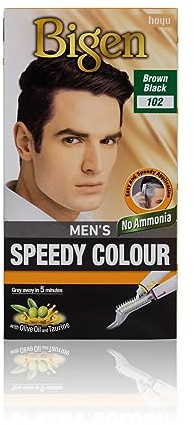 Bigen Men’s Speedy Colour - Real Black, Dark Brown (Pack of 2, Brown Black)
