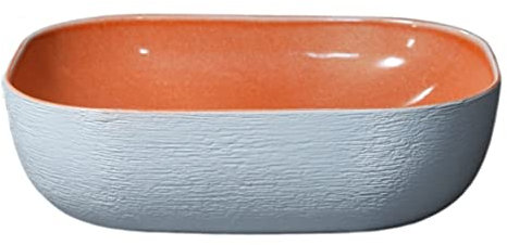 Lavabi da appoggio , Lavandino da appoggio for il bagno Lavandino da appoggio rettangolare in ceramica 19,3x15,4 Lavandino da appoggio moderno for il bagno Colori vivaci Lavandino da appoggio for il