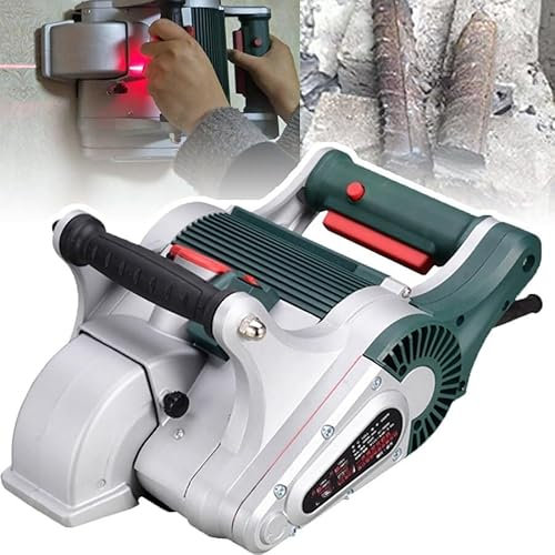 4800w Dust-Free Wall Slotting Machine - Laser Alignment, Electric Wall Chaser - Magnesium Alloy, for Wood, Granite, Tile