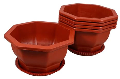 Sosoport 5stücke Verdickte Pflanztopf Blumentöpfe Outdoor Blumentopf Wiederverwendbare Blumentöpfe Kleine Blume Kaktus Töpfe Sukkulenten Töpfe Balkon Pflanzer
