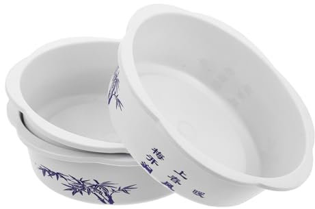 PRETYZOOM 3pièces Pots De Fleurs Hydroponiques Lotus Et Nénuphar Plastique sans Perforation Décoratifs Et Étanches pour Plantes Intérieur Et Extérieur Vasques Compactes pour Aménagement Flor