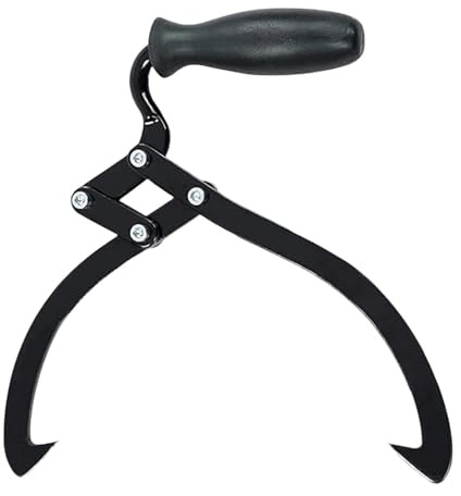 Fonowx 10.5 in Pinze di Tronchi Comodo Gancio di Sollevamento del Tronco Senza Gusto