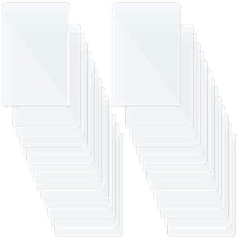 Bruislard 100 Stück Scheckkartenhülle Transparent Kreditkartenhülle Transparente Kartenhülle Sammelkarten Hüllen Ausweishülle 89×58 mm für Ec Karte Bankkarten Kreditkarten für Ihre Geldbörse