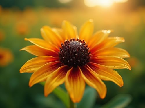 Approx 450 Rudbeckia Hirta “Kokardia” Seeds – Black Eyed Susan – Vibrant Red & Yellow Garden Flowers – Easy to Grow Summer Blooms – Pollinator Friendly – Premium Quality Seeds
