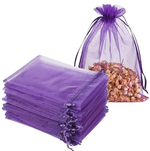 40 Stück Lavendelsäckchen Leer zum Befüllen Leere Säckchen zum Befüllen Lavendel Duftsäckchen Kleiderschrank Lavendelbeutel Beutel Leere für Lavendel Gewürze Kräuter Süßigkeiten Kleiderschrank