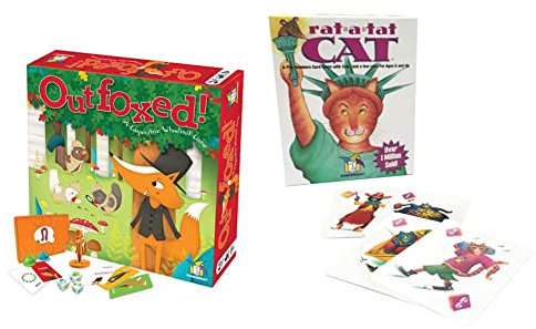Gamewright Outfoxed! Board Game for 2-4 Players, Ages 5+