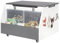 ONVAYA® Spielzeug Truhe | mit praktischen Hängetaschen | Soft-Close-Deckel für mehr Sicherheit | Spielzeugkiste mit Rollen | 70 Liter Stauraum