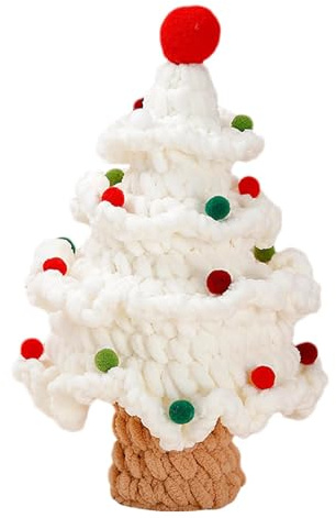Generic Handcrafted Christmas Tree | Miniature Crochet Tree | Knitted Christmas Decor, Christmas Centerpiece Ideas, Tabletop Christmas Tree, Holiday Home Decorations, Christmas Tree for Windowsill