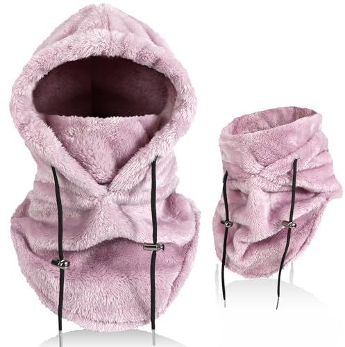 AYPOW Passamontagna in Pile Termico Invernale per Uomo Donna, Multifunzionale Antivento Caldo Maschera da Sci Copriviso con Scaldacollo, per Sport all'Aria Aperta Cappello Ciclismo Escursionismo Corsa