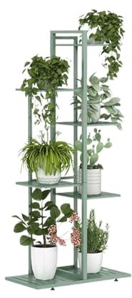 Soporte para Plantas de Metal de Hierro Fundido, Estante Decorativo Multiusos para Uso Interior y Exterior, Soporte Creativo para Plantas para balcón