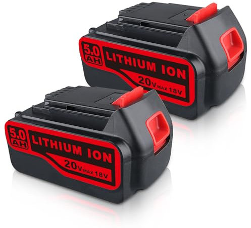2 Pack 18V 7.0Ah LB2X4020 Battery Replacement for Black and Decker 18V Battery Compatible with Black and Decker LB2X4020 BL1518 BL4018 LB20 LBX20 LBXR20
