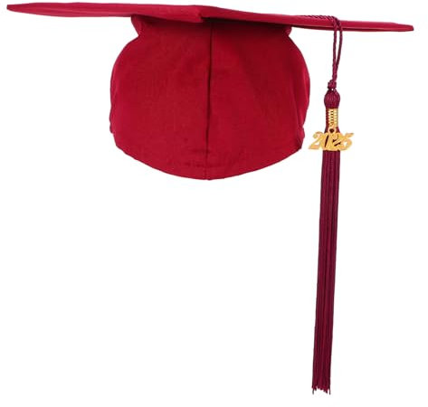 Garneck Abiturmütze Abschlussfotodekorationen Workstation-halterung Anhänger Kette Kette Taschenniveau Abgestuftes Niveau Graduierungssaison-abschlusskappen Suitendekoration Polyester