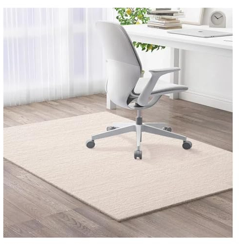 Schreibtischstuhl Unterlage 100X120cm Bodenschutzmatte Für Polsterstühle, Bürostuhl Unterlage Teppich - Abstandpolster Gegen Beschädigungen Und Harte Böden Mit Dichtes Schattierung