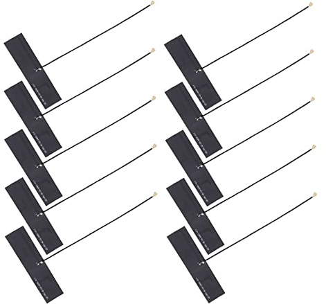 Antena Interna LTE 4G de 10 Piezas con Interfaz y Cable coaxial RG1.13 - Antena de Ganancia de señal para Tarjeta de Red inalámbrica GSM900 GPRS y módulo NO Lot - Receptor