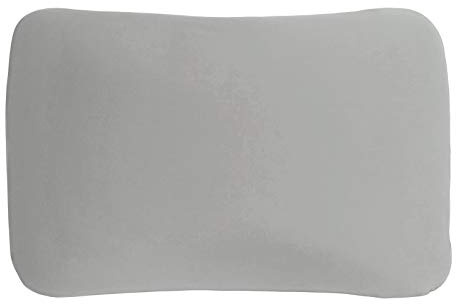 Edda Lux® Bezug passend für Tempur Arch und Tempur Symphony Kissen 63x43 cm | Jersey Kissenbezug für Kopfkissen in S (63x43x11 cm) und M (63x43x12,5 cm), aus Baumwolle mit Reißverschluss, in Platin