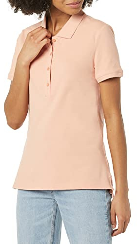 Amazon Essentials Mujer Polo de Manga Corta (Disponible en Tallas Grandes)