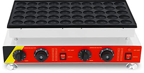 Máquina para hornear panqueques eléctrica profesional comercial Dorayaki Maker, para panqueques de doble interruptor, para panadería y cocina, restaurante de ocio, snack bar