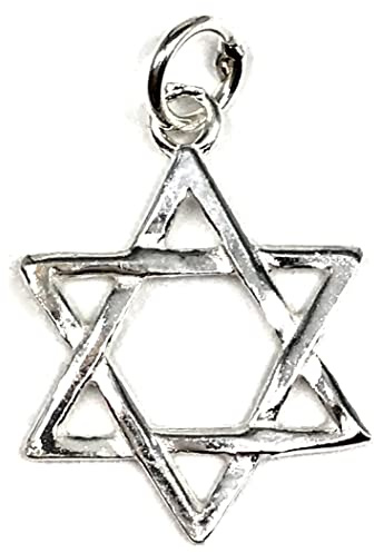 CIONDOLO STELLA DI DAVID ARGENTO STERLING 925/1000
