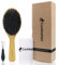 Combetter Brosse à cheveux poils de sanglier, pour femmes, hommes et enfants, lissage et massage des cheveux, améliore la brillance et la santé