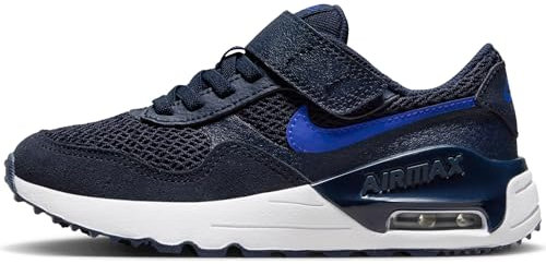 NIKE Air MAX SYSTM (TD), Sneaker, Obsidian/Hyper Royal-White-White, 19.5 EU